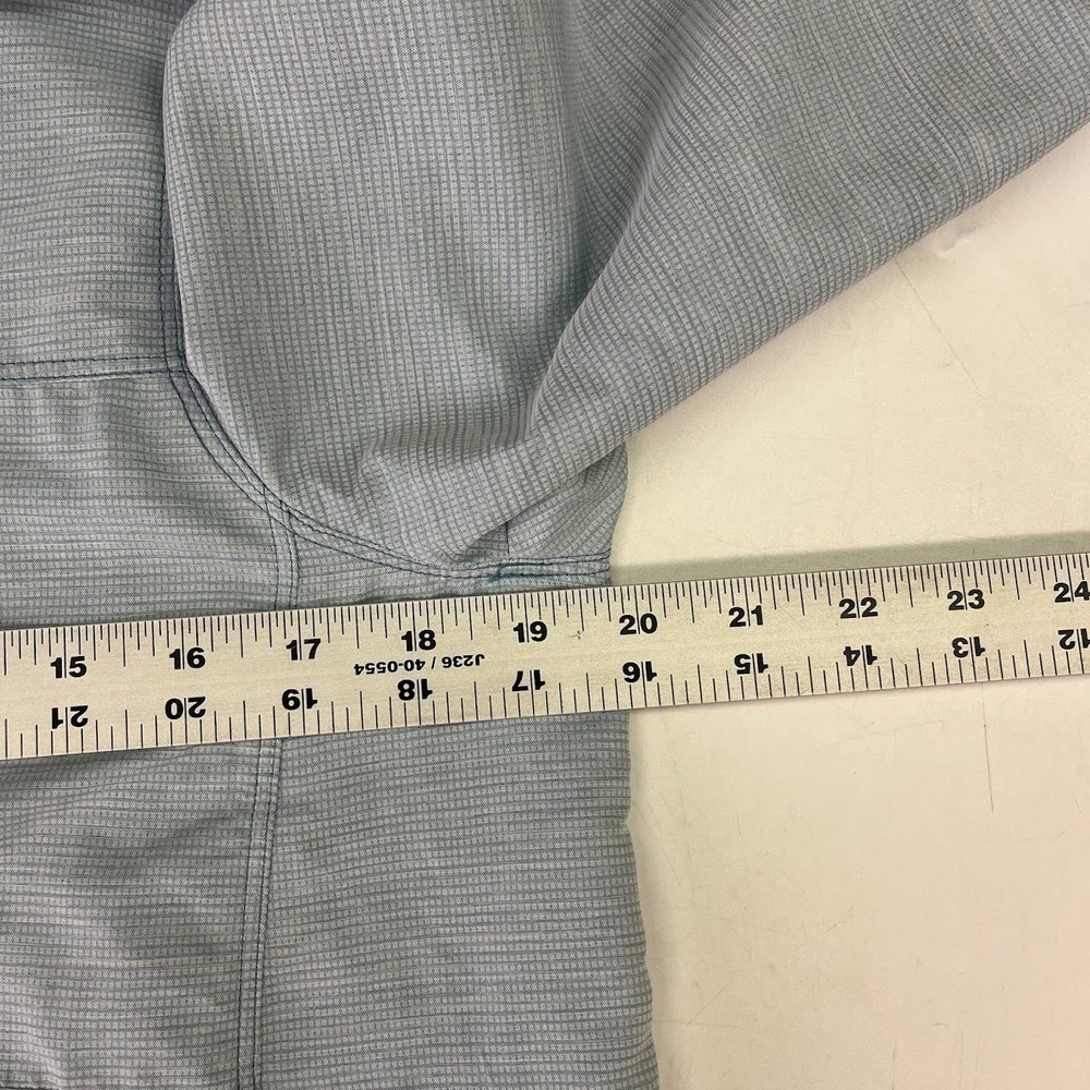 Mountain Hardwear Canyon Long Sleeve Shirt Blue OL7121 Womens Large Ventilated - Picture 13 of 14